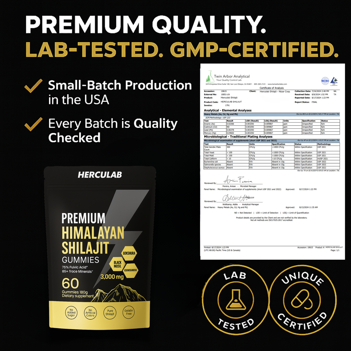 Premium Himalayan Shilajit Gummies